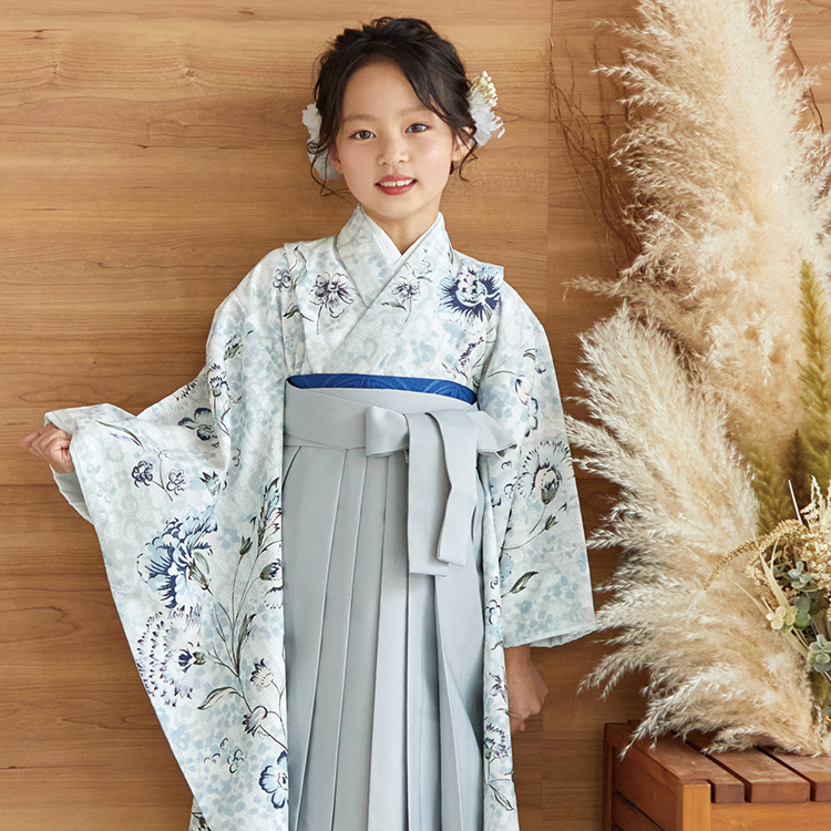 130 袴 ネイビー セパレート 女の子 雛祭り 卒業式 入学式 結婚式 - 和服