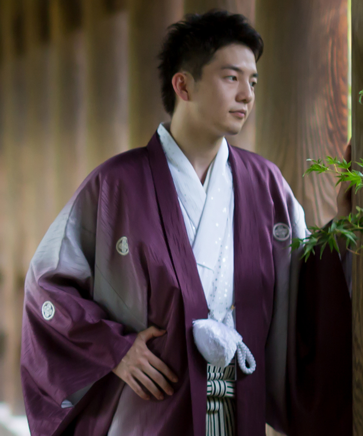 紋付袴レンタル 男性の成人式 卒業式 結婚式 京都着物レンタル夢館